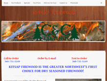 Tablet Screenshot of kitsapfirewood.com